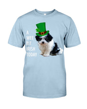 Load image into Gallery viewer, Mal-Shi Irish Today St. Patrick's Day Printed Mug Guys Tee
