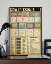 Load image into Gallery viewer, Something You Should Know About  Knowledge Knitting Sewing Vertical Poster
