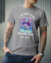 Load image into Gallery viewer, Rose Mandala Pattern I Need You Here Gift For Angel Dad Guys Tee
