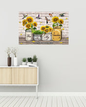 Load image into Gallery viewer, Autism Awareness You Are My Sunshine Hummingbirds Horizontal Poster
