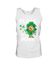 Load image into Gallery viewer, Funny Leprechaun Floss Like A Boss Shamrock Design St Patrick's Day Gift Unisex Tank Top
