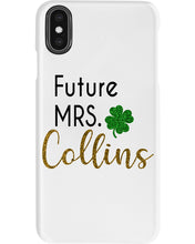 Load image into Gallery viewer, Shamrock Future Mrs Collins St Patrick's Day Phone case
