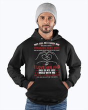 Load image into Gallery viewer, They Call Me A Lucky Man Gift For Husband Hoodie
