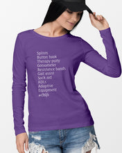 Load image into Gallery viewer, Splints Button Hook Therapy Putty Goniometer Resistance Bands Unisex Long Sleeve
