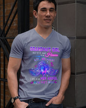 Load image into Gallery viewer, Gift For Angel Grandma Half Of My Heart Is In Heaven Guys V-Neck
