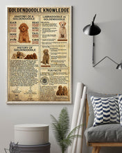 Load image into Gallery viewer, Something You Should Know About Goldendoodle Knowledge Vertical Poster
