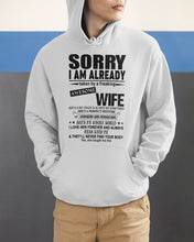 Load image into Gallery viewer, She's My Whole World Gift For Husband Hoodie
