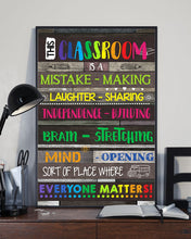 Load image into Gallery viewer, This Classroom Is A Mistake Making Laughter Sharing Vertical Poster
