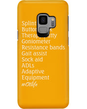 Load image into Gallery viewer, Splints Button Hook Therapy Putty Goniometer Resistance Bands Phone case
