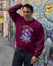 Load image into Gallery viewer, Rose Mandala Pattern I Need You Here Gift For Angel Dad Sweatshirt
