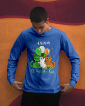 Load image into Gallery viewer, Lovely Cat And Balloons Happy St Patrick's Day Gift For Cat Lovers Unisex Long Sleeve
