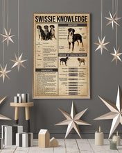 Load image into Gallery viewer, Swissie Knowledge Meaningful Gift For Dog Lovers Vertical Poster
