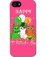 Load image into Gallery viewer, Lovely Cat And Balloons Happy St Patrick's Day Gift For Cat Lovers Phone case
