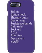 Load image into Gallery viewer, Splints Button Hook Therapy Putty Goniometer Resistance Bands Phone case

