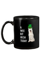 Load image into Gallery viewer, White Siberian Husky Irish Today Dog Lovers St. Patrick's Day Printed Mug Mug
