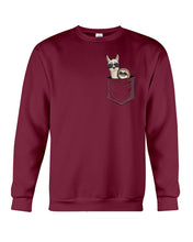 Load image into Gallery viewer, Cool Llama And Sloth In Pocket Meaningful Gift Sweatshirt
