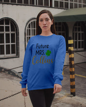 Load image into Gallery viewer, Shamrock Future Mrs Collins St Patrick's Day Unisex Long Sleeve

