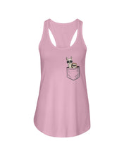 Load image into Gallery viewer, Cool Llama And Sloth In Pocket Meaningful Gift Ladies Flowy Tank
