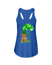 Load image into Gallery viewer, Red Toy Poodle Patrick Balloons St. Patrick's Day Color Changing Mug Ladies Flowy Tank
