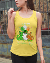 Load image into Gallery viewer, Lovely Cat And Balloons Happy St Patrick's Day Gift For Cat Lovers Ladies Flowy Tank
