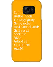 Load image into Gallery viewer, Splints Button Hook Therapy Putty Goniometer Resistance Bands Phone case
