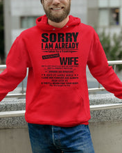Load image into Gallery viewer, She's My Whole World Gift For Husband Hoodie
