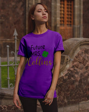 Load image into Gallery viewer, Shamrock Future Mrs Collins St Patrick's Day Guys Tee
