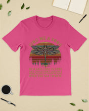 Load image into Gallery viewer, Sing Me A Song Dragonfly Retro Vintage Guys Tee
