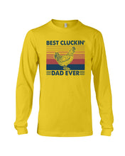 Load image into Gallery viewer, Best Cluckin' Dad Ever Retro Vintage Gift For Dad Unisex Long Sleeve
