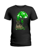 Load image into Gallery viewer, Cesky Terrier Patrick Balloons St. Patrick's Day Color Changing Mug Ladies Tee
