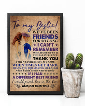 Load image into Gallery viewer, Thank You For Making Me Laugh Gift For Bestie Vertical Poster
