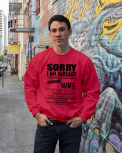Load image into Gallery viewer, She's My Whole World Gift For Husband Sweatshirt
