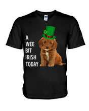 Load image into Gallery viewer, Cockapoo Irish Today Green St. Patrick's Day Printed Mug Guys V-Neck

