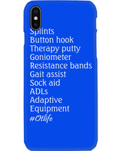 Load image into Gallery viewer, Splints Button Hook Therapy Putty Goniometer Resistance Bands Phone case
