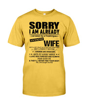 Load image into Gallery viewer, She's My Whole World Gift For Husband Guys Tee
