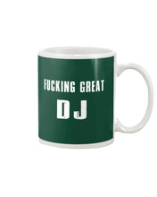 Load image into Gallery viewer, Fucking Great DJ Black And White Printed Mug Mug
