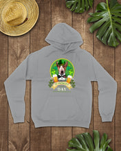 Load image into Gallery viewer, Bull Terrier With Beer Celebrate St Patrick's Day Gift For Dog Lovers Hoodie
