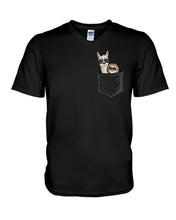 Load image into Gallery viewer, Cool Llama And Sloth In Pocket Meaningful Gift Guys V-Neck
