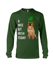 Load image into Gallery viewer, Puggle Irish Today Dog Lovers St. Patrick's Day Printed Mug Unisex Long Sleeve

