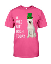 Load image into Gallery viewer, White Siberian Husky Irish Today Dog Lovers St. Patrick's Day Printed Mug Guys Tee
