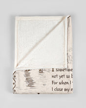 Load image into Gallery viewer, Custom Name Gift For Son I Sometimes Wish You Were Small Fleece Blanket
