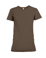 Load image into Gallery viewer, Gift For Grandpa A Big Piece Of My Heart Lives Ladies Tee
