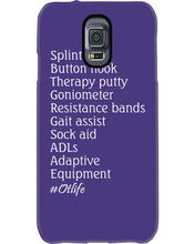 Load image into Gallery viewer, Splints Button Hook Therapy Putty Goniometer Resistance Bands Phone case
