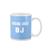 Load image into Gallery viewer, Fucking Great DJ Black And White Printed Mug Mug
