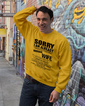 Load image into Gallery viewer, She's My Whole World Gift For Husband Sweatshirt
