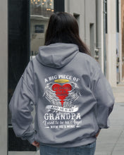 Load image into Gallery viewer, Gift For Grandpa A Big Piece Of My Heart Lives Hoodie
