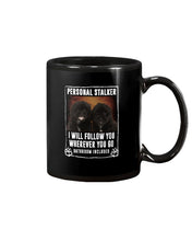 Load image into Gallery viewer, Black Pooshi Black Shipoo Personal Stalker St. Patrick's Day Printed Mug Mug
