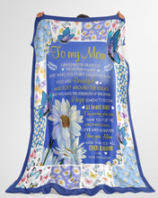 Load image into Gallery viewer, Daisy Flower The Passion You Are Gift For Mom Fleece Blanket

