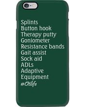 Load image into Gallery viewer, Splints Button Hook Therapy Putty Goniometer Resistance Bands Phone case
