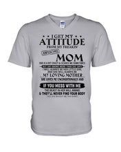 Load image into Gallery viewer, If You Mess With Me Gift For Daughter Guys V-Neck
